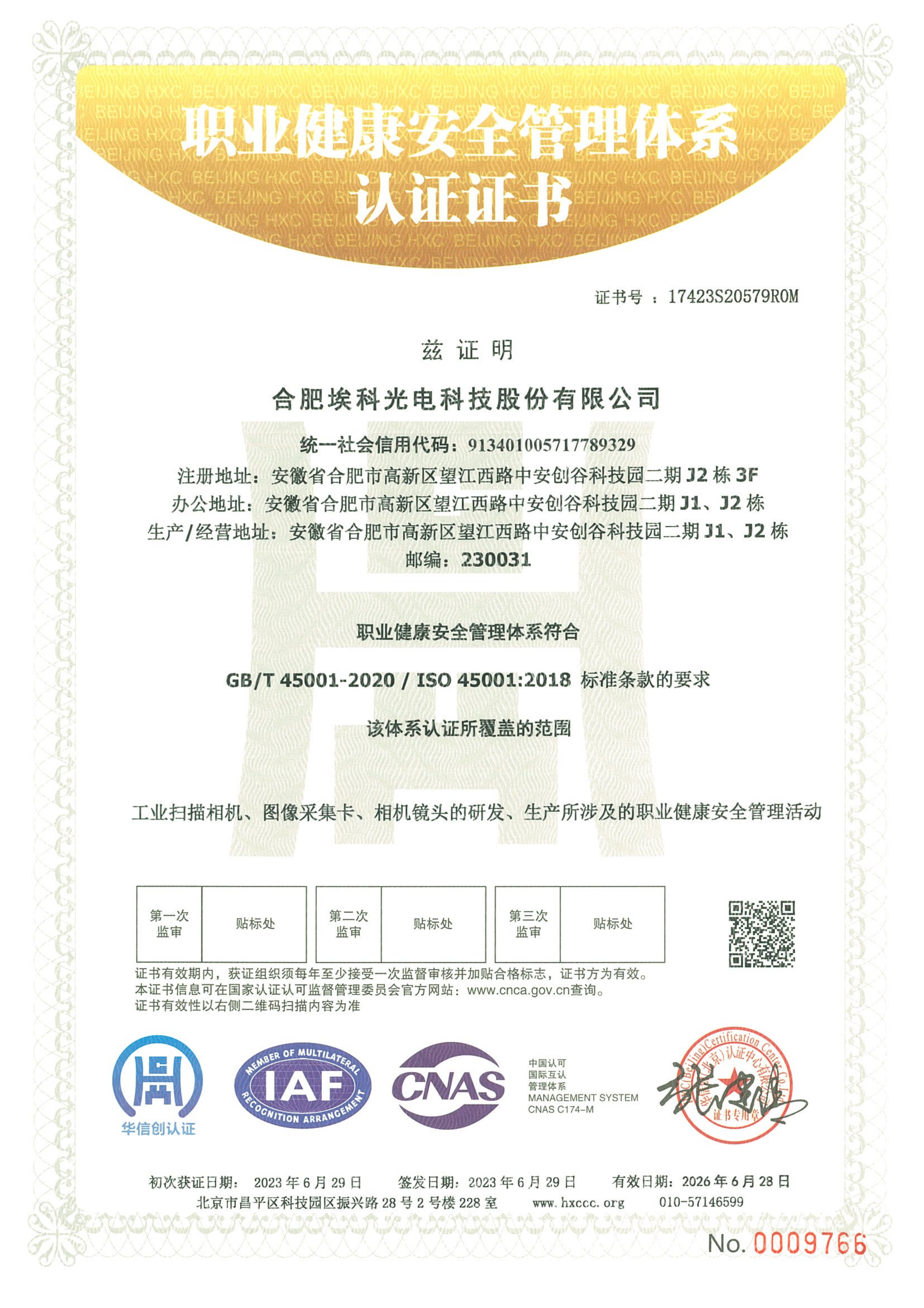 ISO45001職業(yè)健康安全管理體系認證證書-埃科2023_00.png